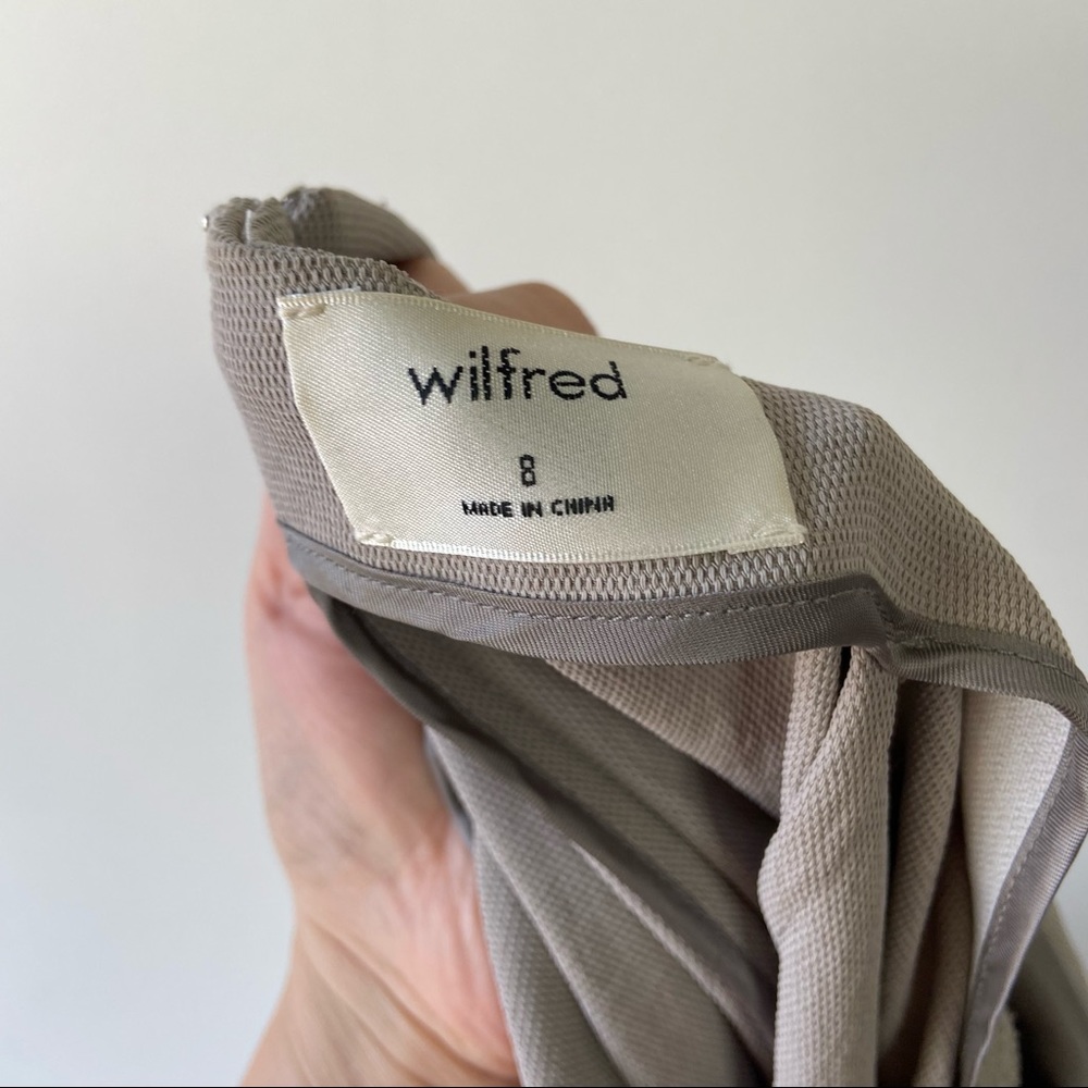 Aritzia Wilfred Ecoulement ashen tie back jumpsuit - Picture 7 of 8